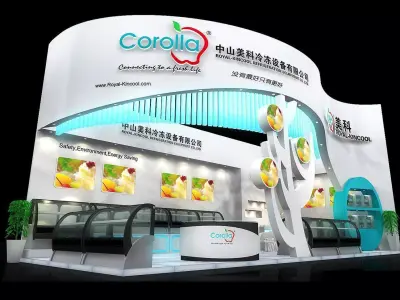 Exhibition - Area - 12X5-3DMAX2009-06 3D model