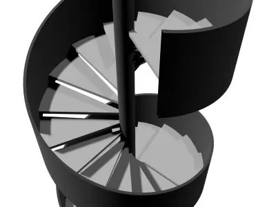 Spiral stair 2023-0006 3D model