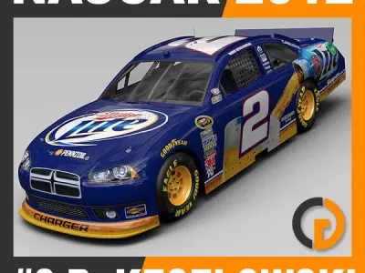 Nascar 2012 Cars - Penske Racing Team 3D model
