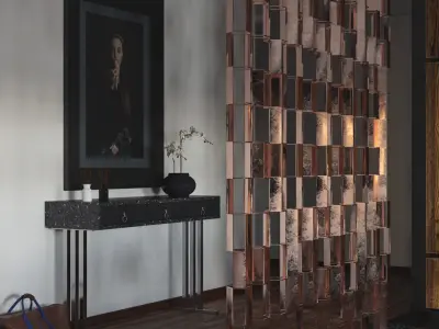 G-House modern living room interior design 3D model
