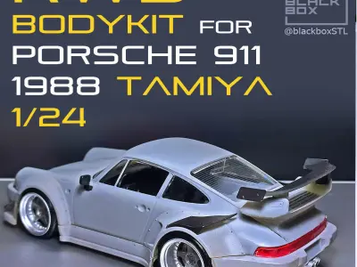 RWB BODY KIT for Porsche 1988 TAMIYA 1-24th 3D print model