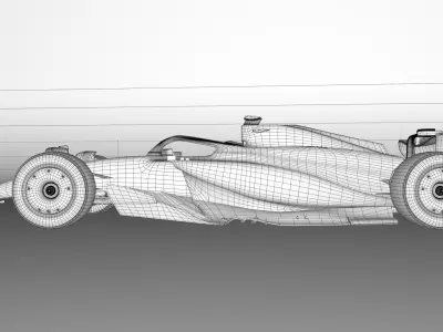 F1 VCARB-02 2025 Low-poly 3D model