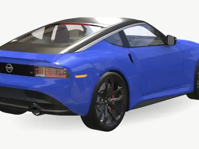 Nissan Z Low-poly 3D model