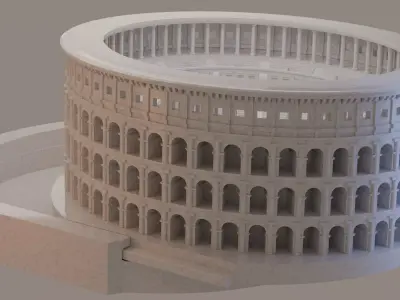 Colosseum for Aquariums 3D print model