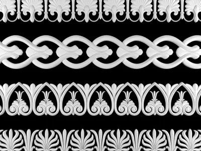 Path Ornament Pack 08 3D model