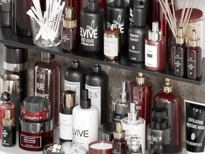 bathroom accessories 11 3D model