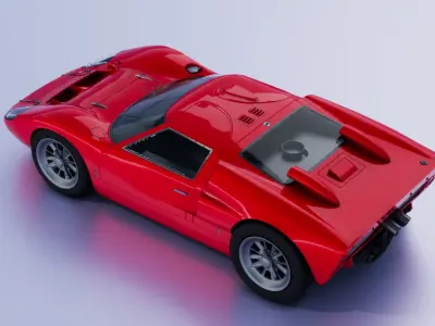 GT40 Mk II 1966 3D print model