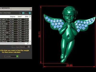 Baby angel Free 3D print model