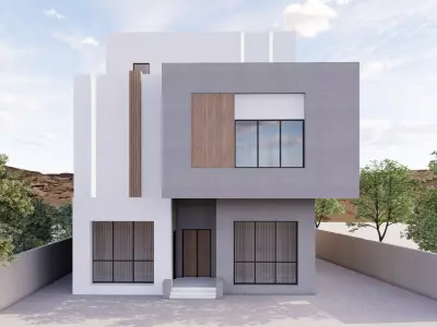 Resdential Villa Free 3D model