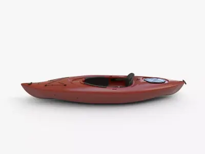 Lifetime ft Guster Sit In Kayak 3D model