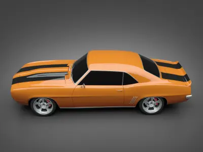 1969 Chevrolet Camaro SS 3D model