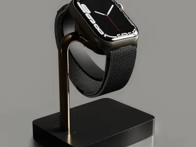 Cotton and candles 3D model