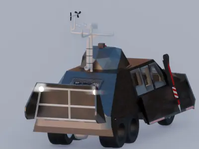 The Tiv 2 2009 Low-poly 3D model