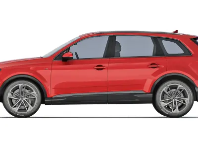 Audi Q7 S-Line 2020 3D model