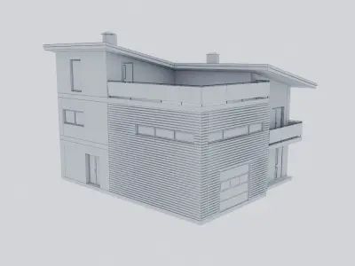  Residential house 3D model