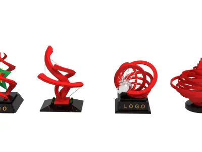 Abstract sculpture 3D model order