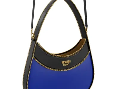 Moschino Rider CalfSkin Hobo Bag Low-poly 3D model