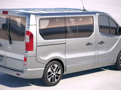 Opel Vivaro Passenger 2015-2018 6-door 3D model
