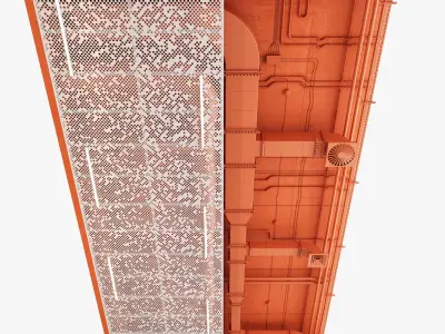 Decorative Ceiling set 03 3D model