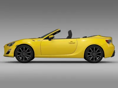 Scion FR S Cabrio 2015 3D model