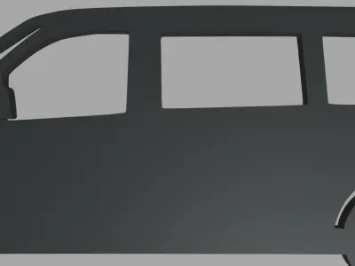 Mercedes Benz W638 Vito Key Ring 3D print model