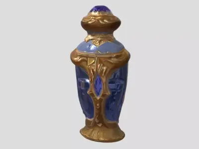 Glass Magic Potion Bottle by Tripo Free low-poly 3D model