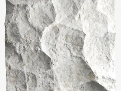 364-RockPanel rock wall art 3D model
