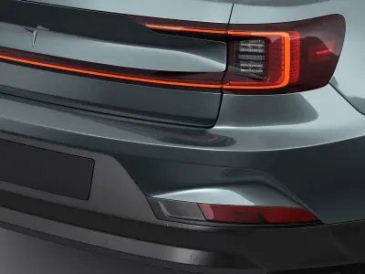 Polestar 2 2020 3D model