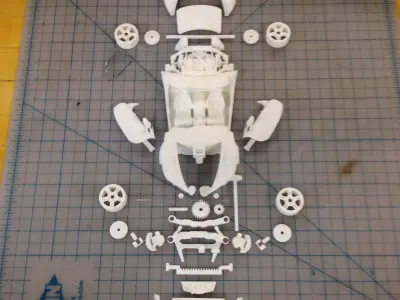 3D printable car model 3D print model