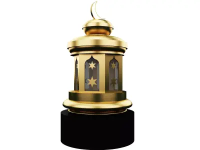 F9 Ramadan lantern fanous 3D model