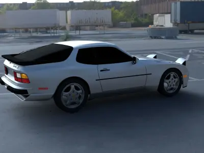 Porsche 944 Turbo S HDRI 3D model