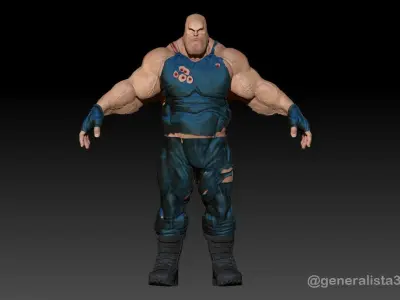 El Cazador  PBR 3D model