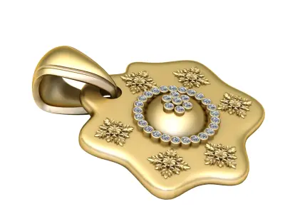 EGG STYLE PENDANT 3D PRINTABLE MODEL  3D print model