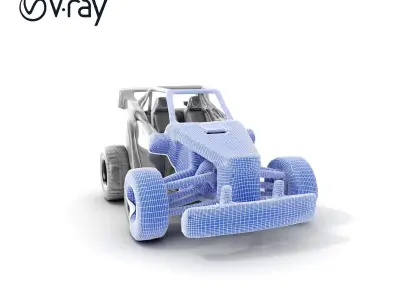 OffRoad Buggy Model Pack Low-poly 3D model