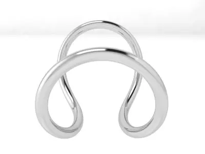 Unique Abstract Ring 4205 3D print model