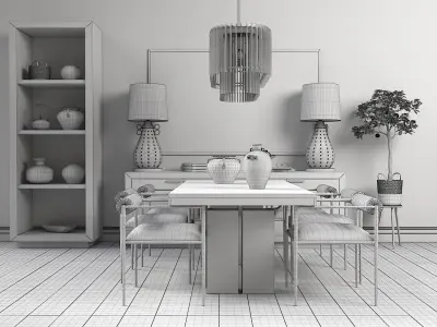 Archmodels vol 274 for 3dsmax - 12 furniture sets 3D model