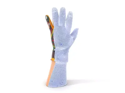 Colorful Glove Model Pack for Fashion and Design Texture