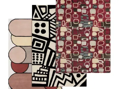 Rug Set 2158 3D model