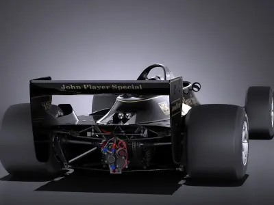 Lotus 79 grand prix 1978 VRAY 3D model