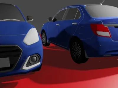 Maruti Suzuki Swift Dzire 2021 BY MJ 3D model