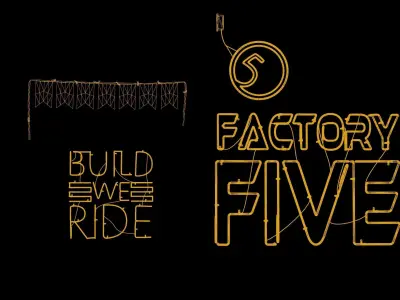 Neon Signs Game Ready Low-poly 3D model