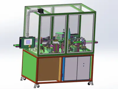 Electronic terminal group installation machine 3D model