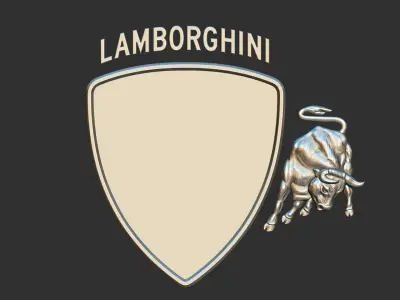 Bull Medal - Pendant 3D print model