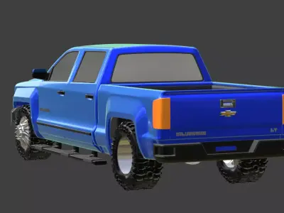 2018 CHEVY SILVERADO TRUCK 3D print model