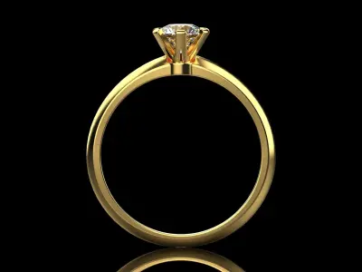 Tiffany rings 17  size 3D print model