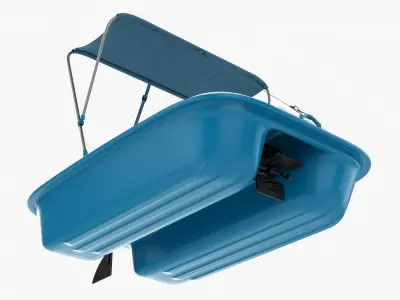 Pedal boat 3D model