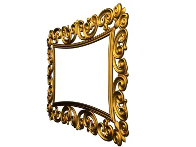 Frame mirror 3D model 11 3D print model