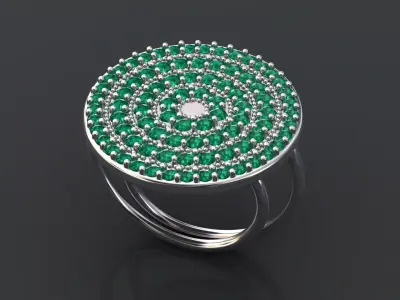 Helix Ring 3D print model