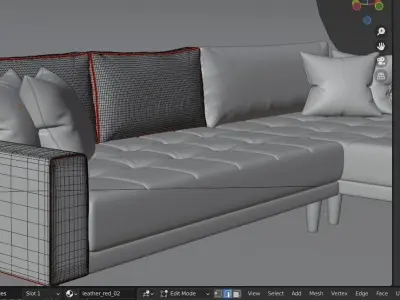 cali sofa  3D model