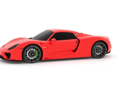 Porsche 918 2015 3D model